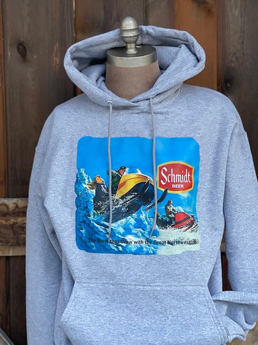 Snowmobile Hoodie retro